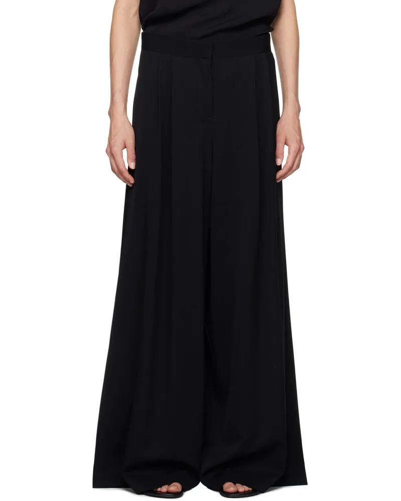 The Row Black Paras Trousers Blk
