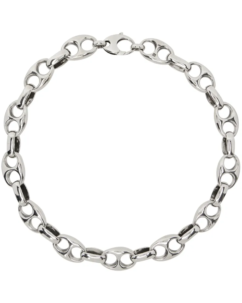 Sophie Buhai Silver Large Barbara Chain Necklace Sterling