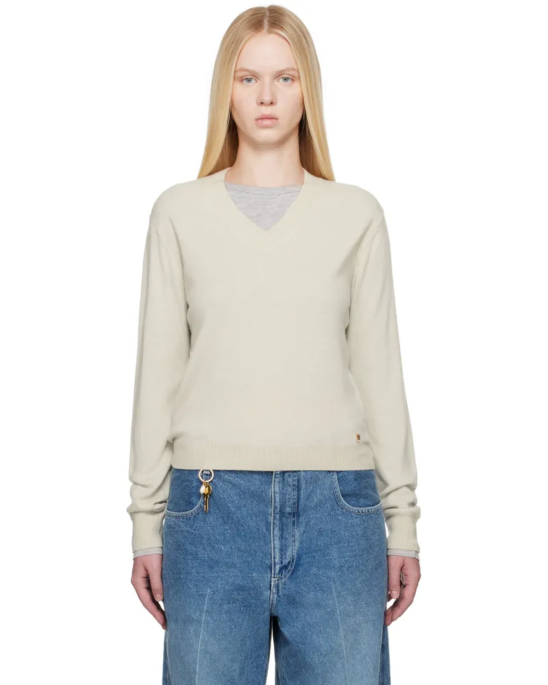 ÉTERNE Off-White Lennox Sweater Dove