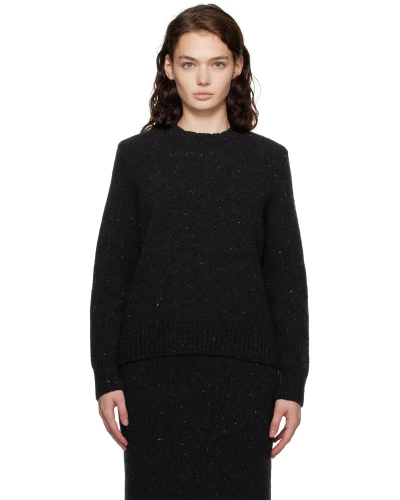 Bottega Veneta Gray Wool Tailored Sweater 8813