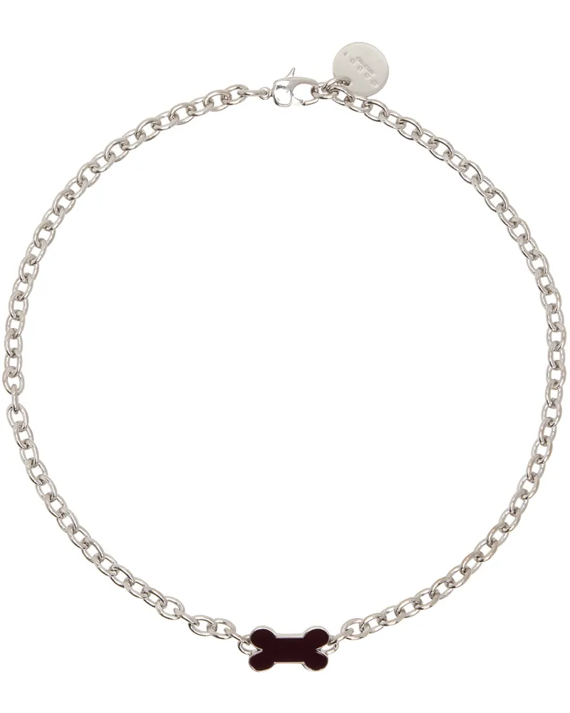 Marni Silver Cable Chain Necklace 00rruby