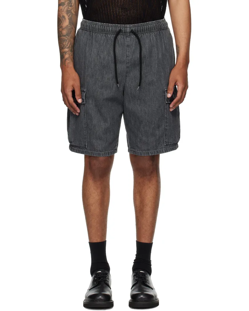 WTAPS Black MILS2301 Denim Shorts Black