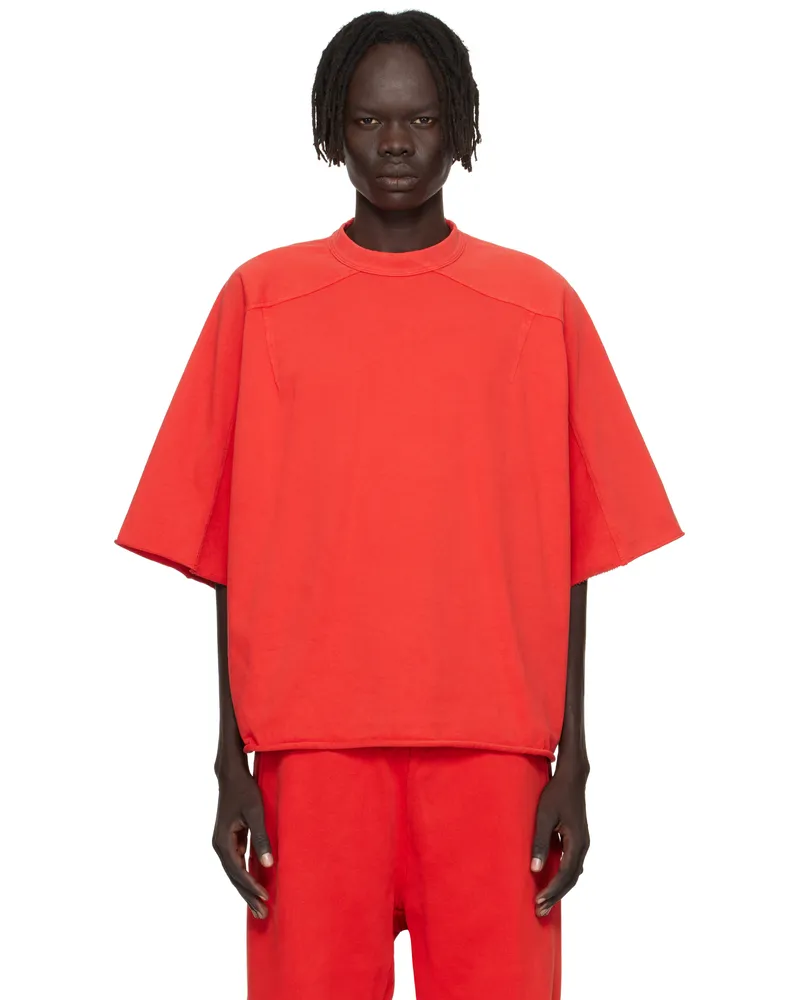 Entire Studios Red Heavy Dart T-shirt Cherry
