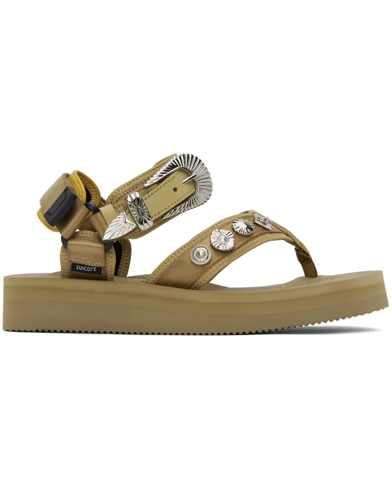 Toga Beige Suicoke Edition Tono Sandals 03
