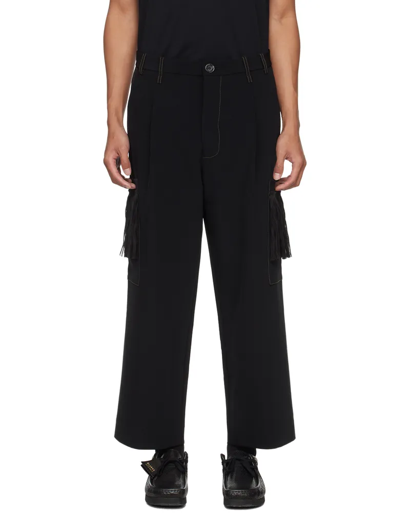 Song For The Mute Black Painter's Cargo Pants Black