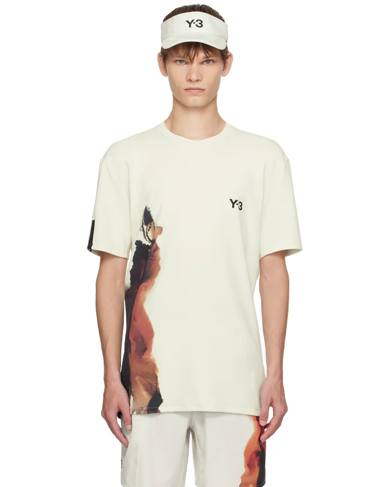 Y-3 Gray US Open Tennis Freelift Pro T-shirt Orbit