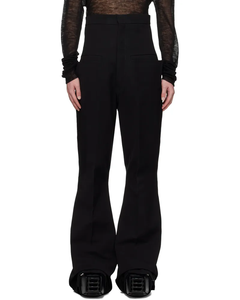 Rick Owens Black Dirt Lido Trousers 09