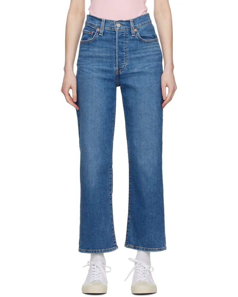 Levi's Blue Ribcage Jeans Summer