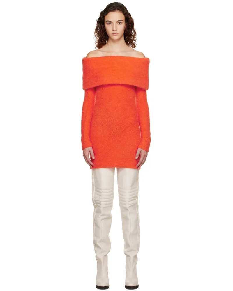 Isabel Marant Orange Aria Minidress 11or