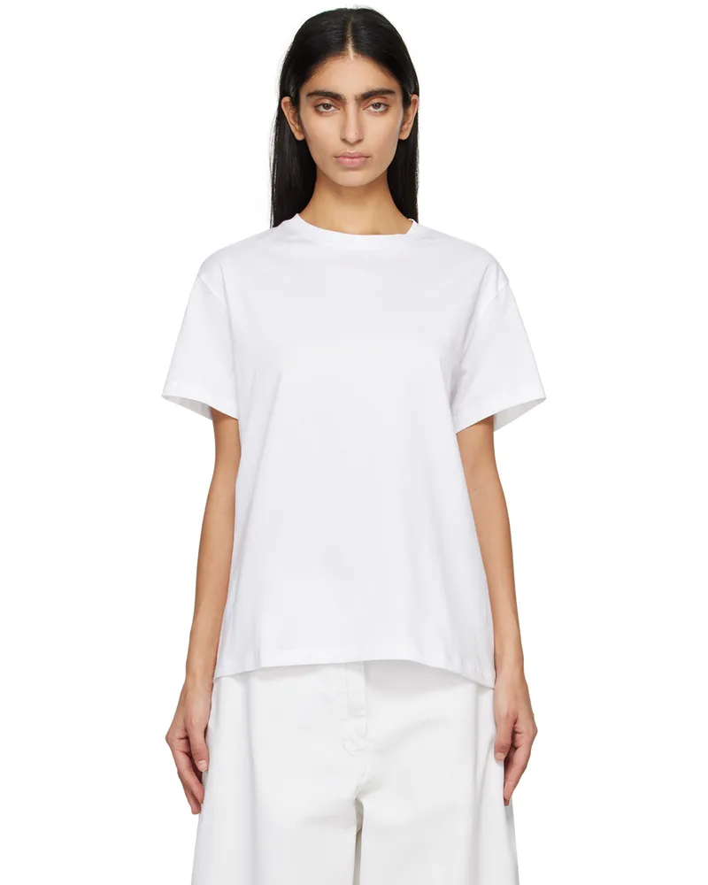 Studio Nicholson White Marine T-Shirt Optic