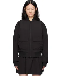 Soulland Black Helios Bomber Jacket Black