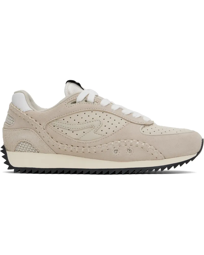 Rag & Bone Beige Drift Runner Sneakers Pebble
