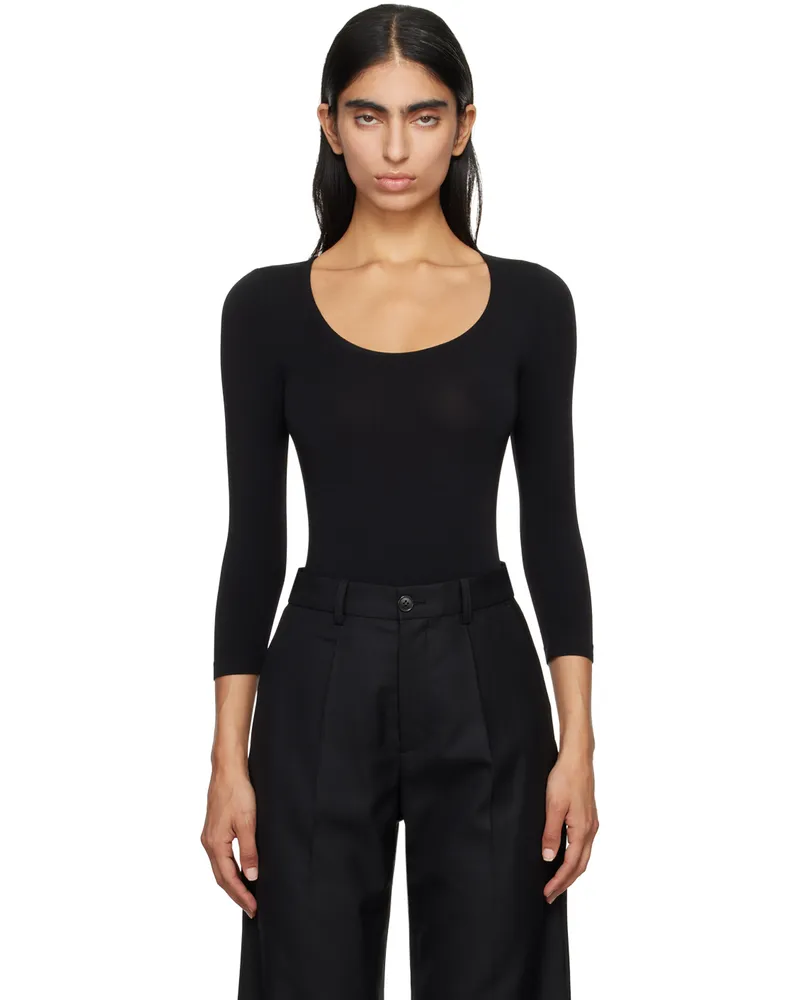 Wolford Black Tokio String Bodysuit 7005