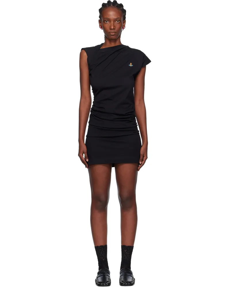 Vivienne Westwood Black Hebo Midi Dress N401