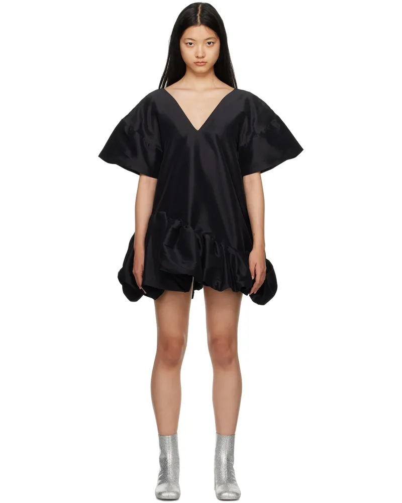 Kika Vargas Black Gama Minidress Black