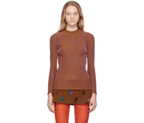 SSENSE Exclusive Brown & Pink Sweater