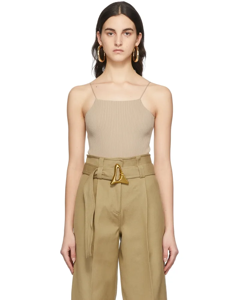 AERON Beige Cami Bodysuit 740