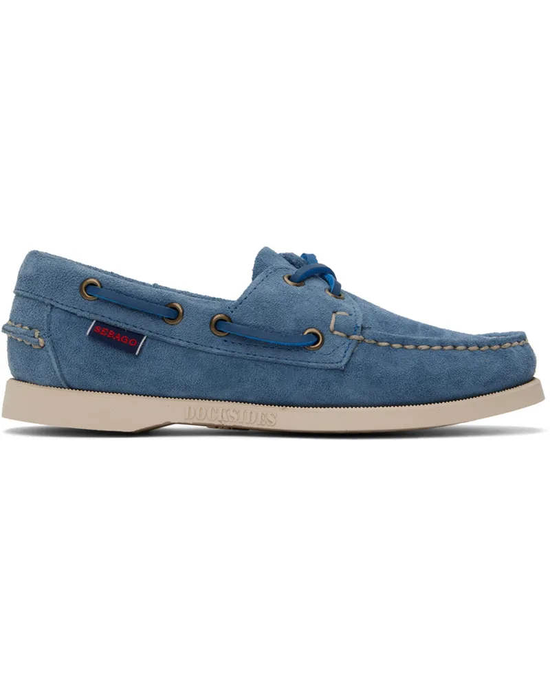 Sebago Indigo Portland Suede Loafers A6k