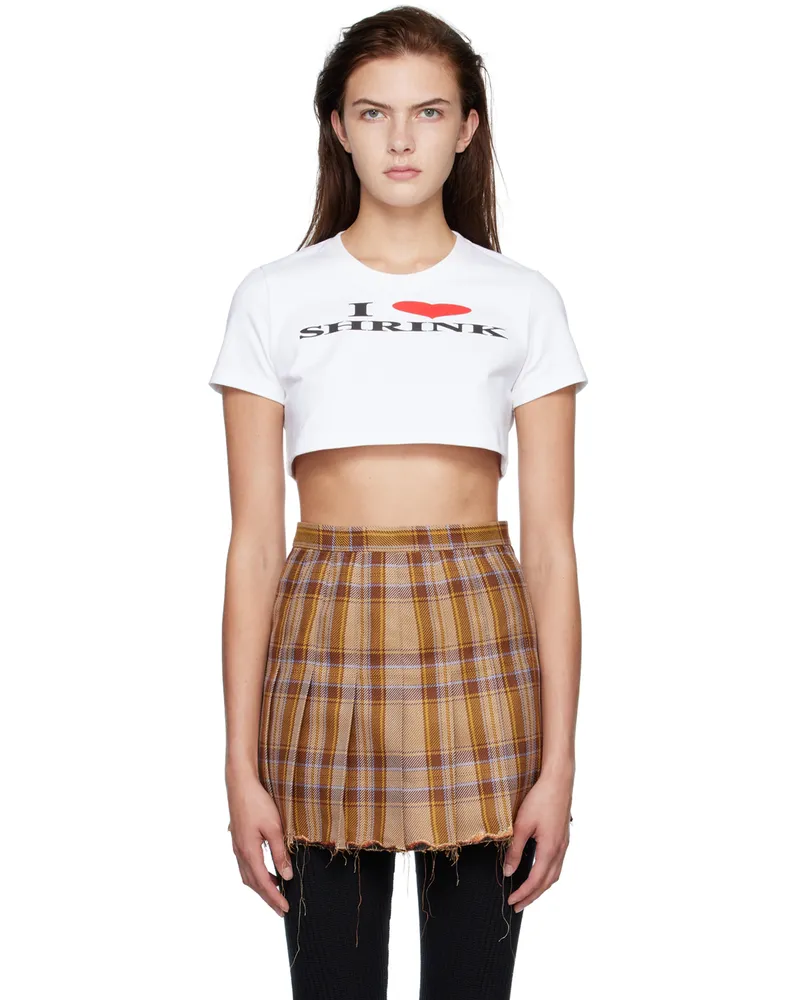 Doublet White Printed T-Shirt White
