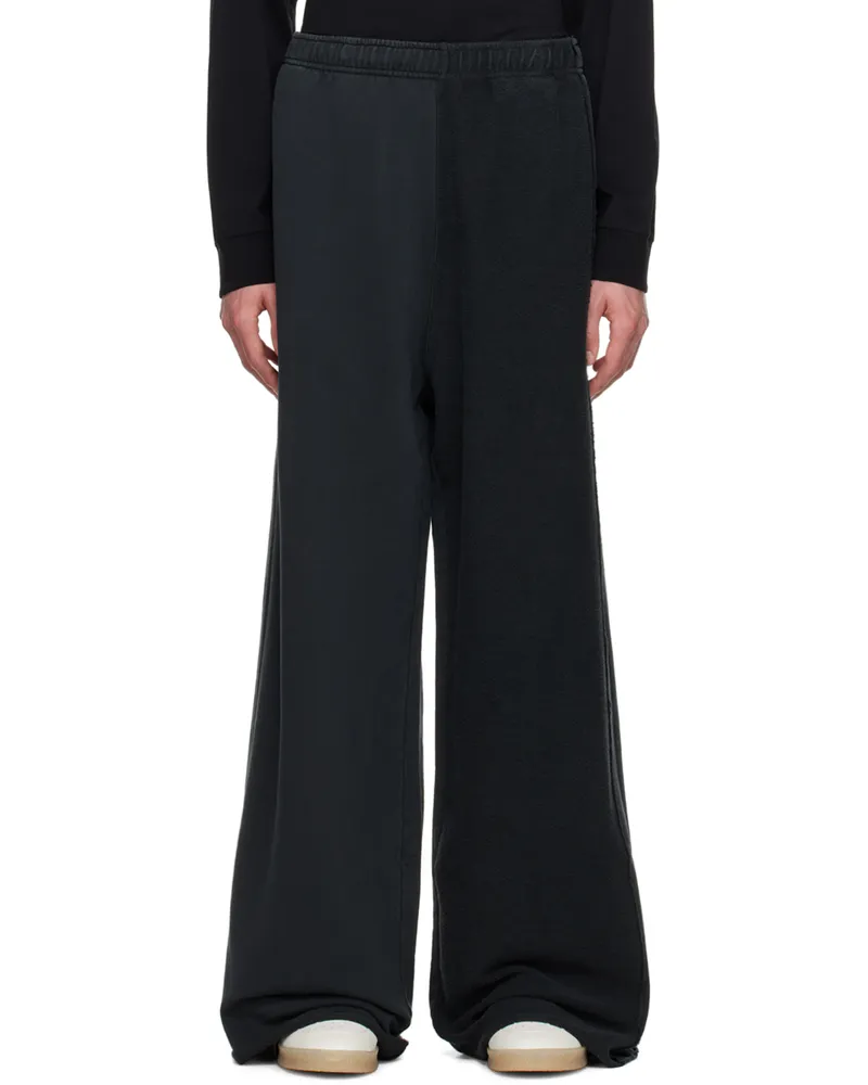 Maison Margiela Black Wide-Leg Sweatpants 899