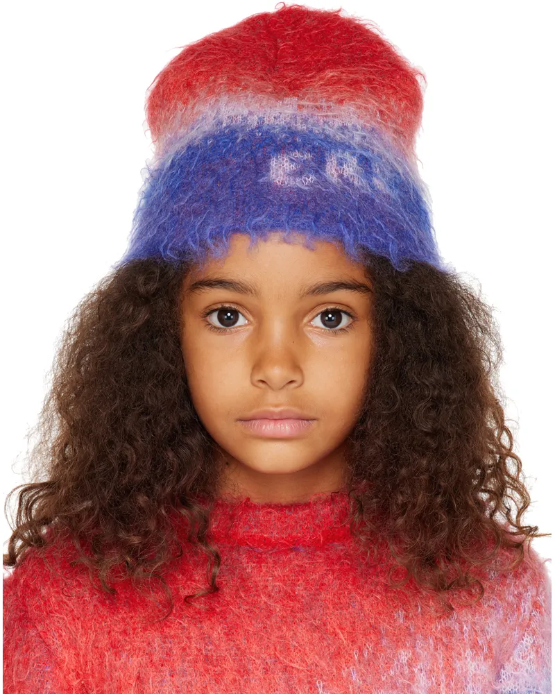 ERL Kids Blue & Red Gradient Beanie Blue