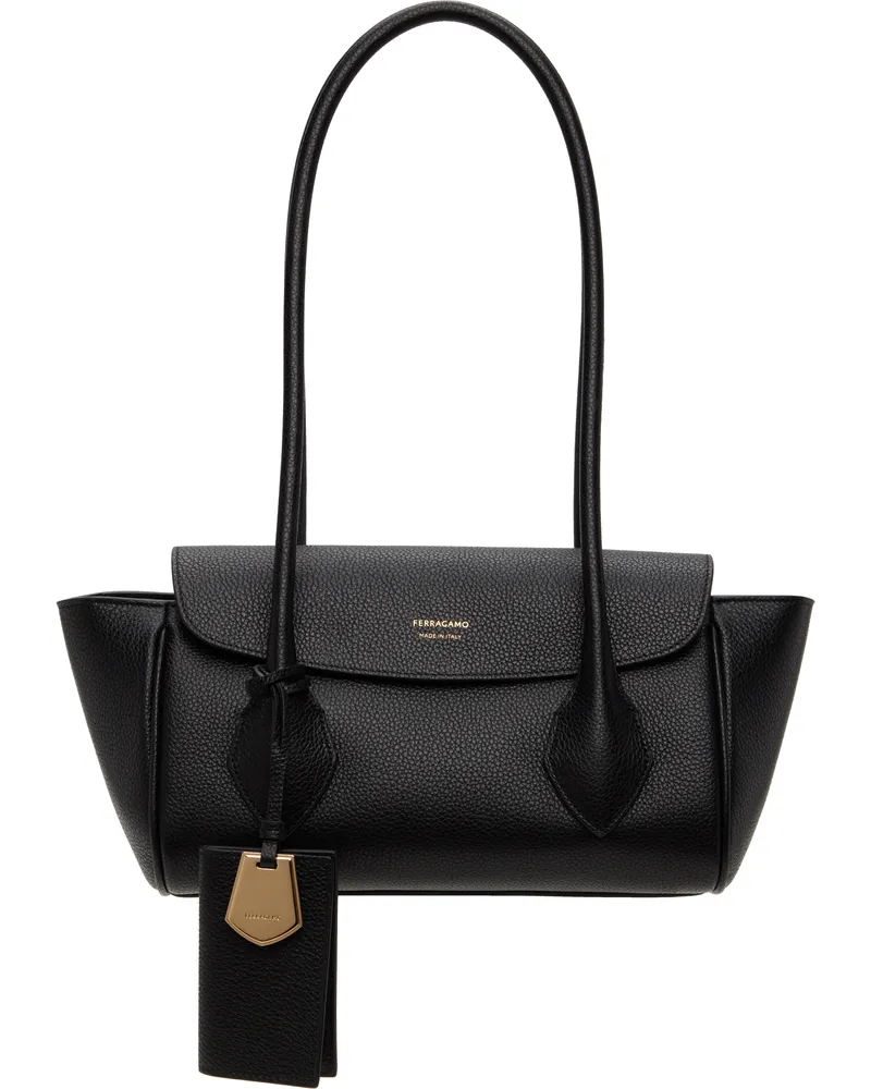 Ferragamo Black East-West S Tote 001