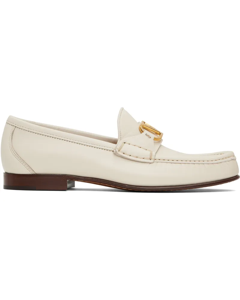 Valentino Garavani Off-White VLogo Signature Buffalo Loafers 098