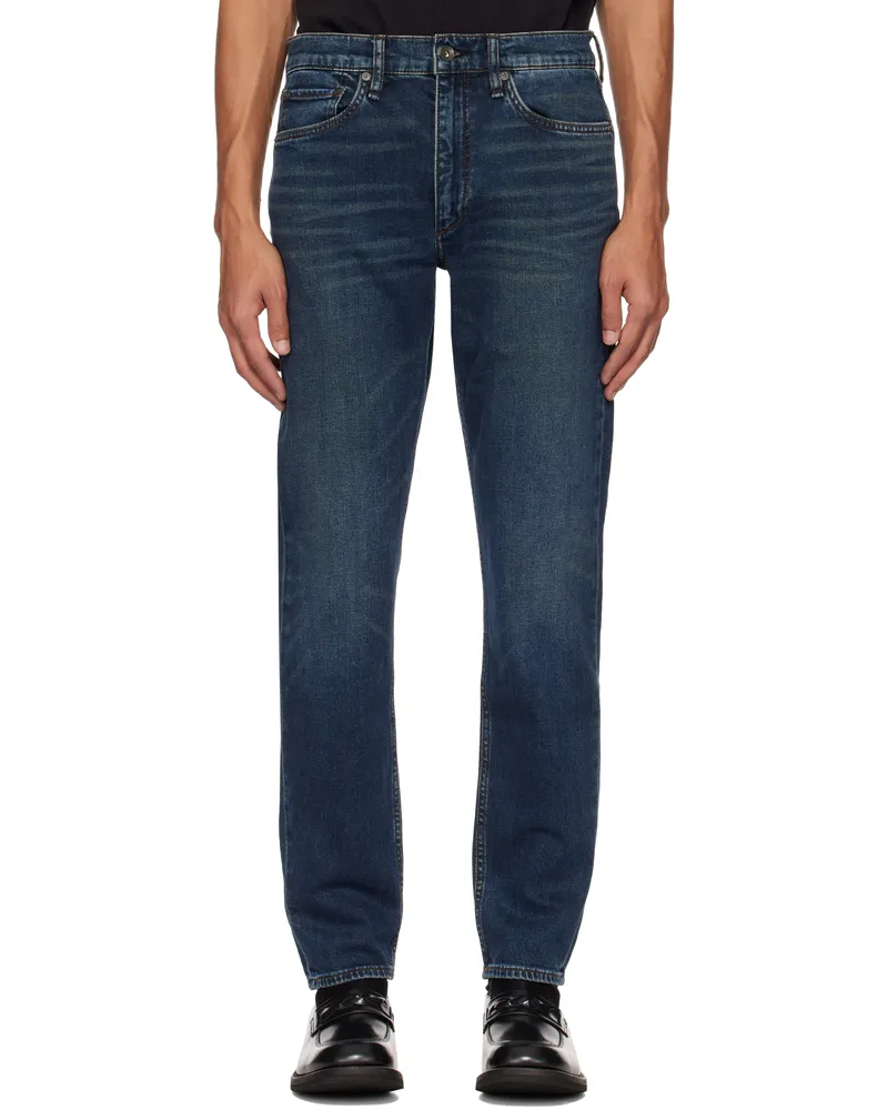 Rag & Bone Blue Fit 2 Slim Fit Jeans Cole