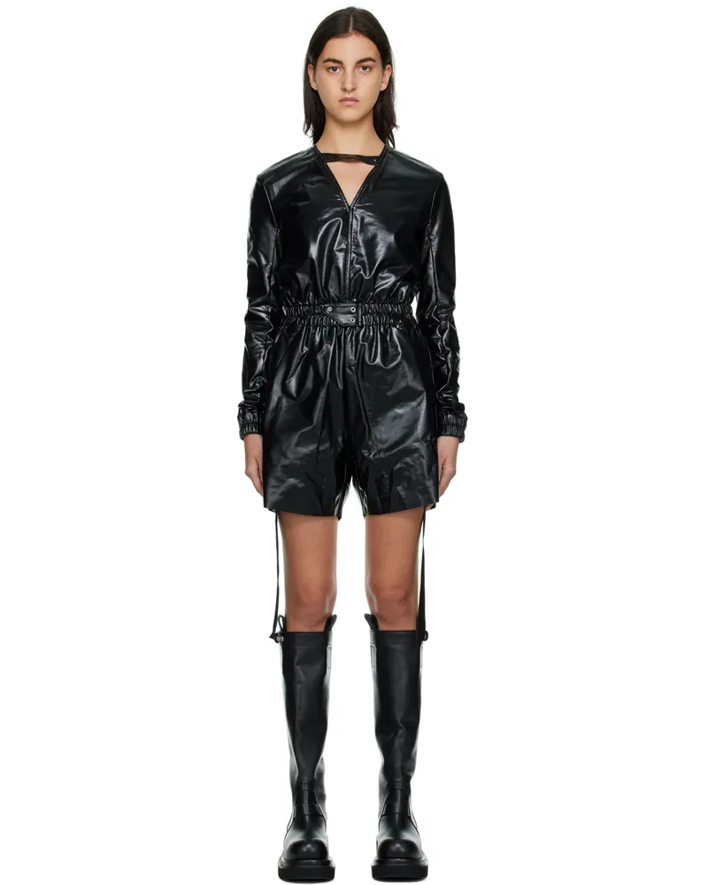 DRKSHDW by Rick Owens Black Bodybag Jumpsuit 09