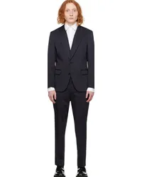 HUGO BOSS Navy Slim-Fit Suit 405-dark