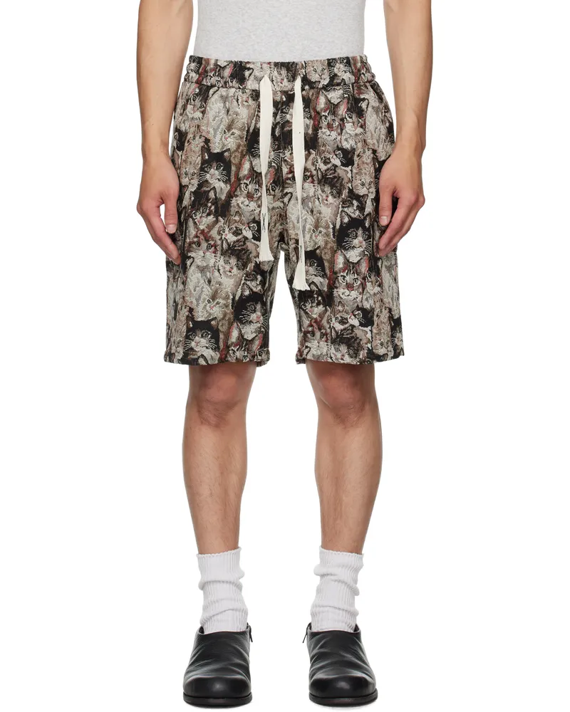 BLESS Multicolor N°08 Catshorts Gobelin Shorts Colourmix