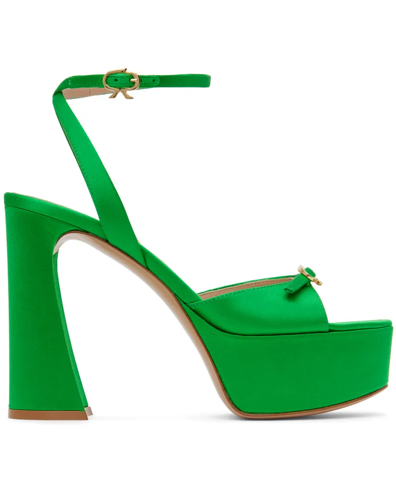 Gianvito Rossi Green Maddy Platform Sandals Green