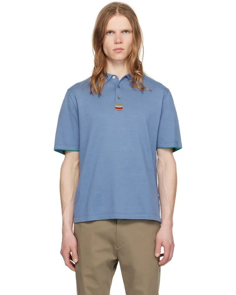 Paul Smith Blue Striped Polo 44