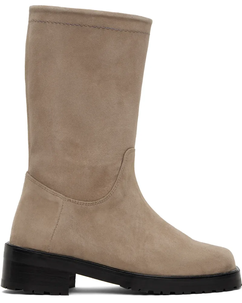Maryam Nassir Zadeh Taupe Belmont Boots 719
