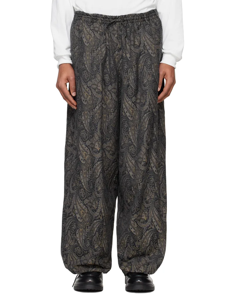 NEEDLES Blue Paisley H.D. Trousers A-paisley