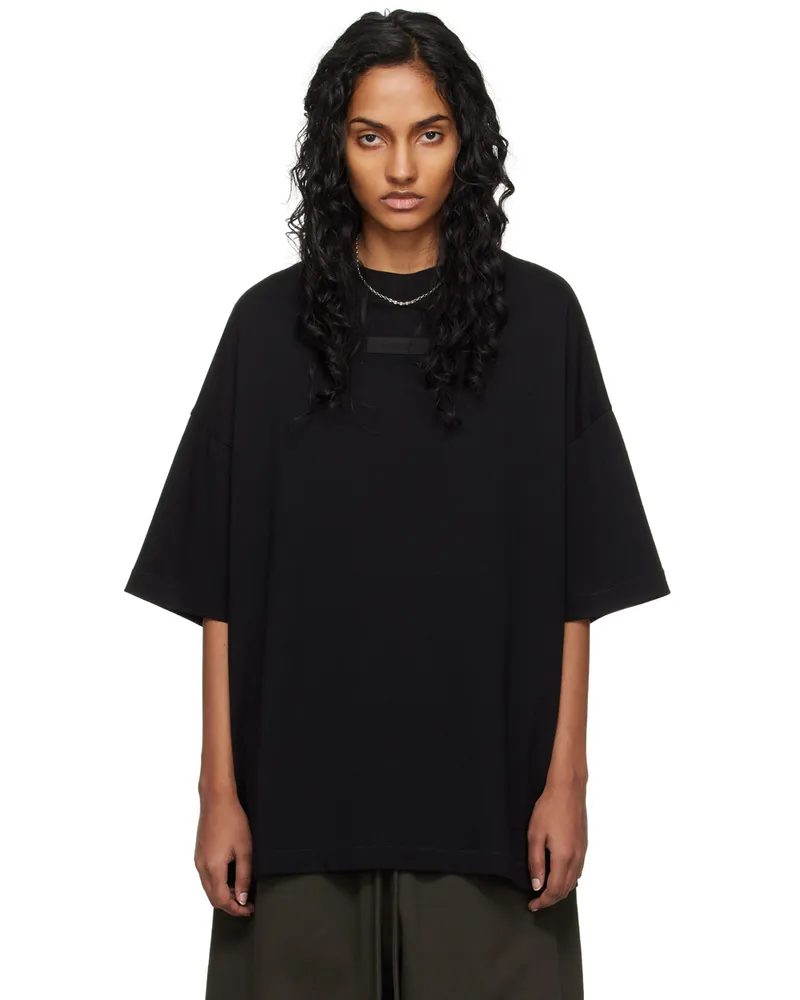 Fear of God Black Crewneck T-Shirt Jet