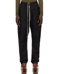 Rick Owens Black Porterville Bela Trousers Black