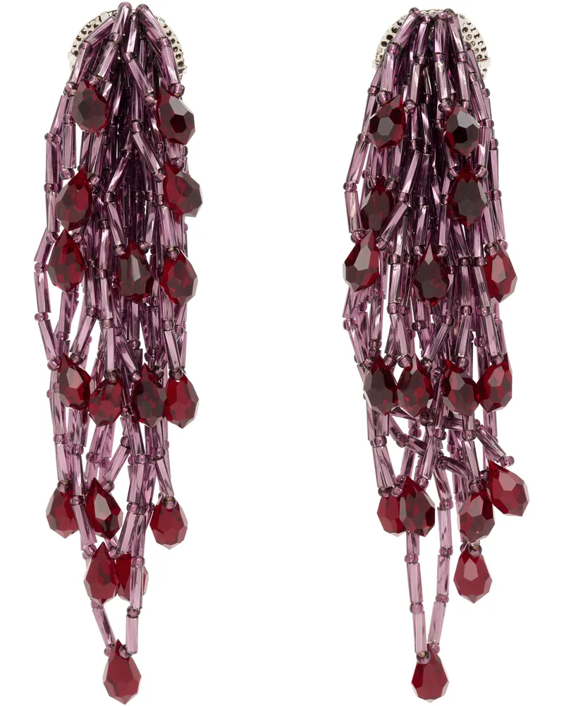KIKO KOSTADINOV Cowen Beaded Earrings Metallic