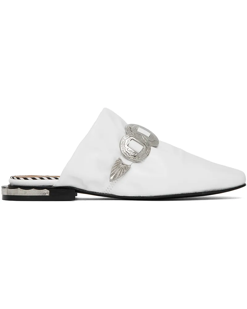 Toga SSENSE Exclusive White Loafers Aj1165