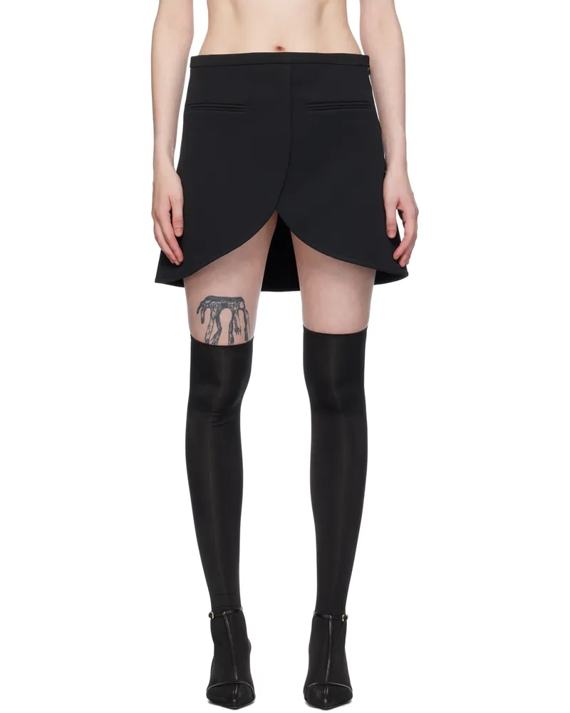 Courrèges Black Ellipse Miniskirt 9999