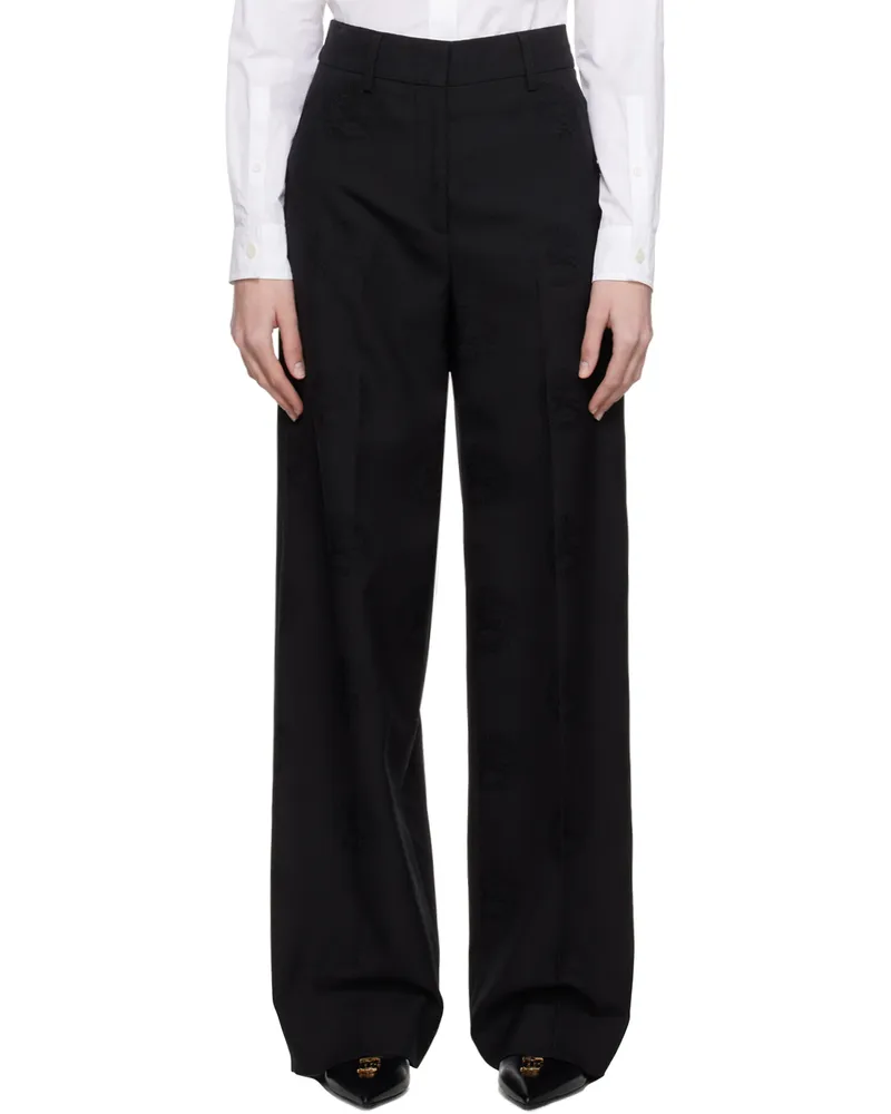 Burberry Black EKD Trousers Black