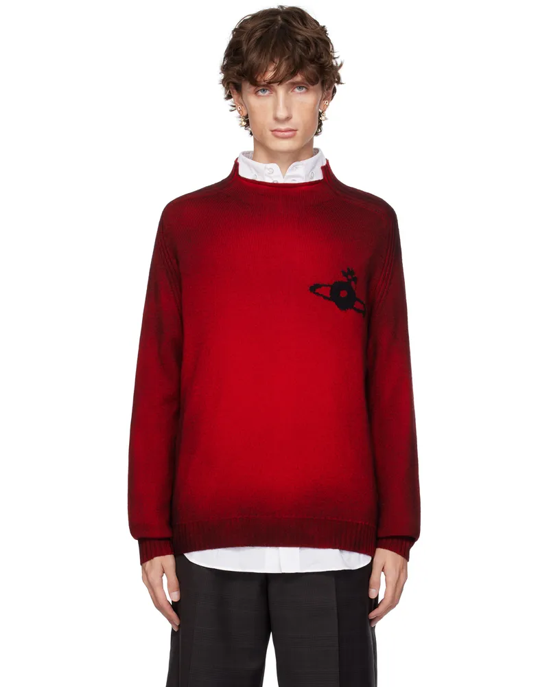 Vivienne Westwood Red Sean Sweater Aw24-h401