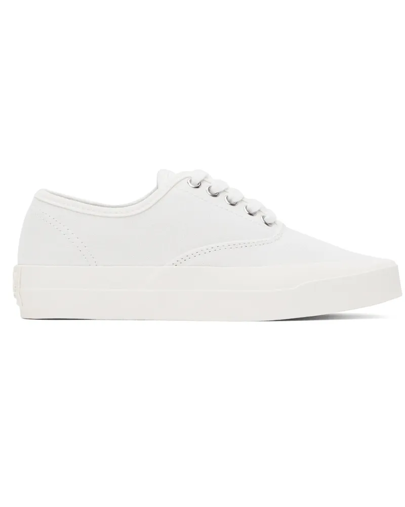 Kitsuné White Olympia Le-Tan Sneakers P101