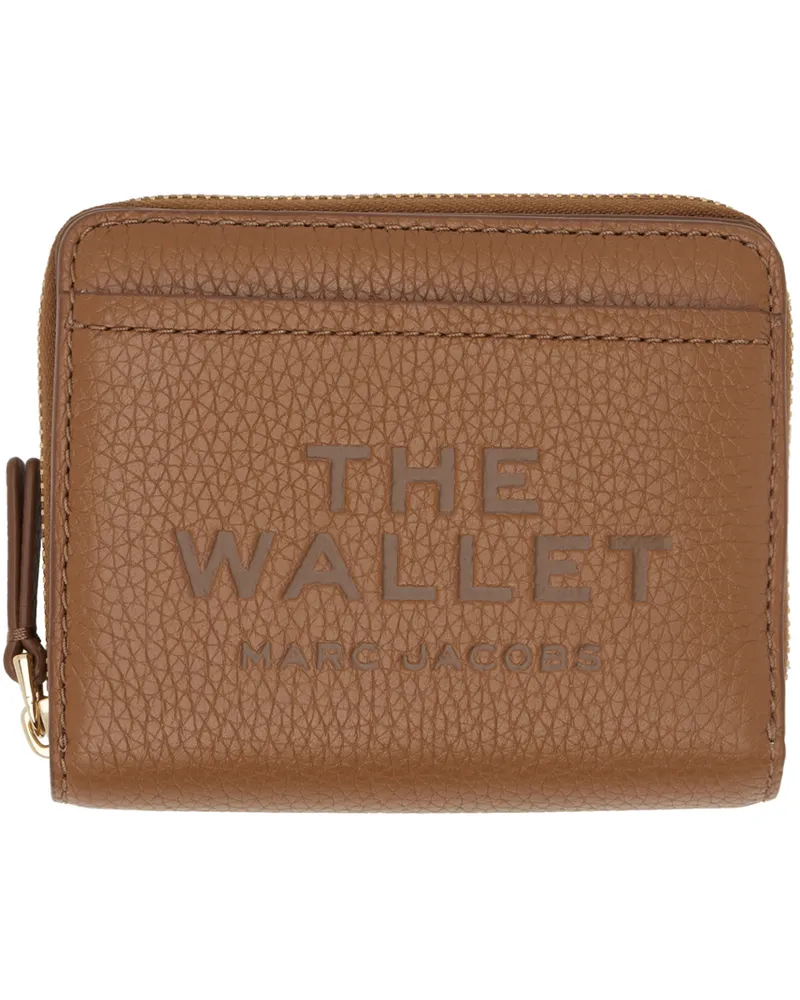 Marc Jacobs Brown 'The Leather Mini Compact' Wallet 212