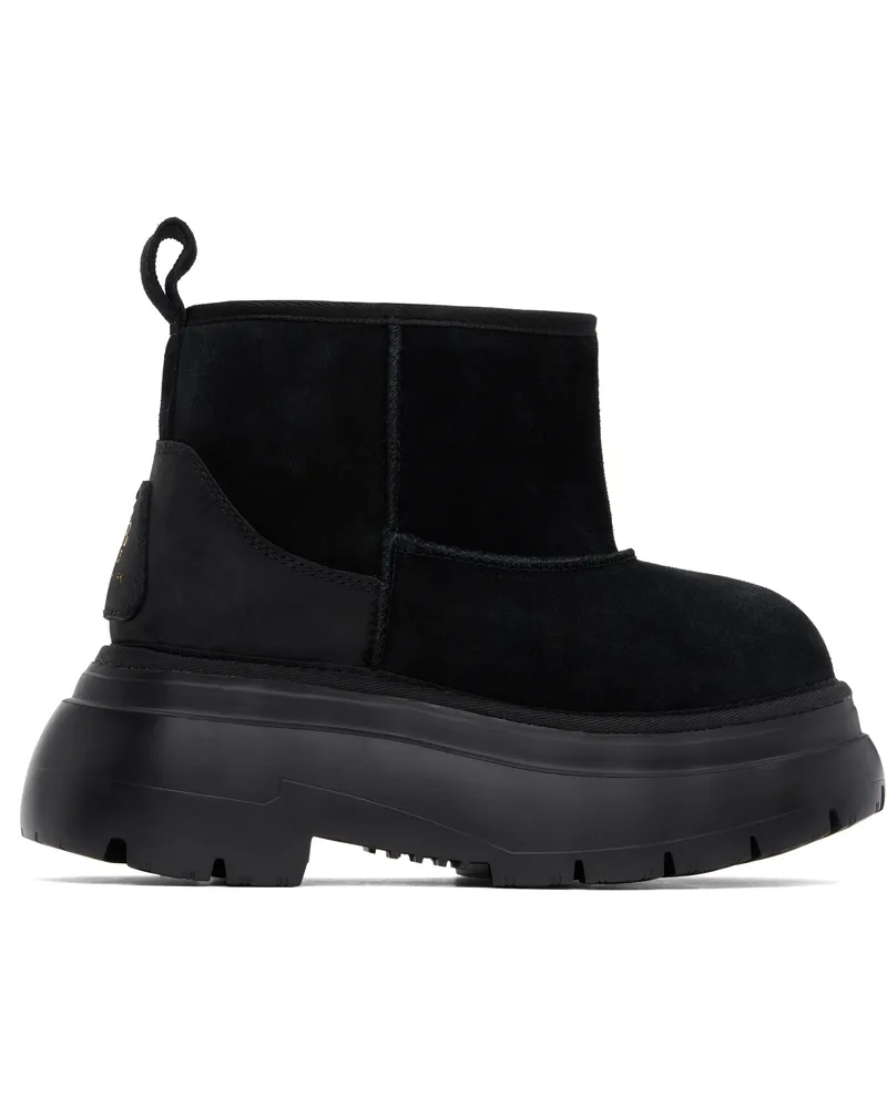 R13 Black Chunky Shearling Boots Black