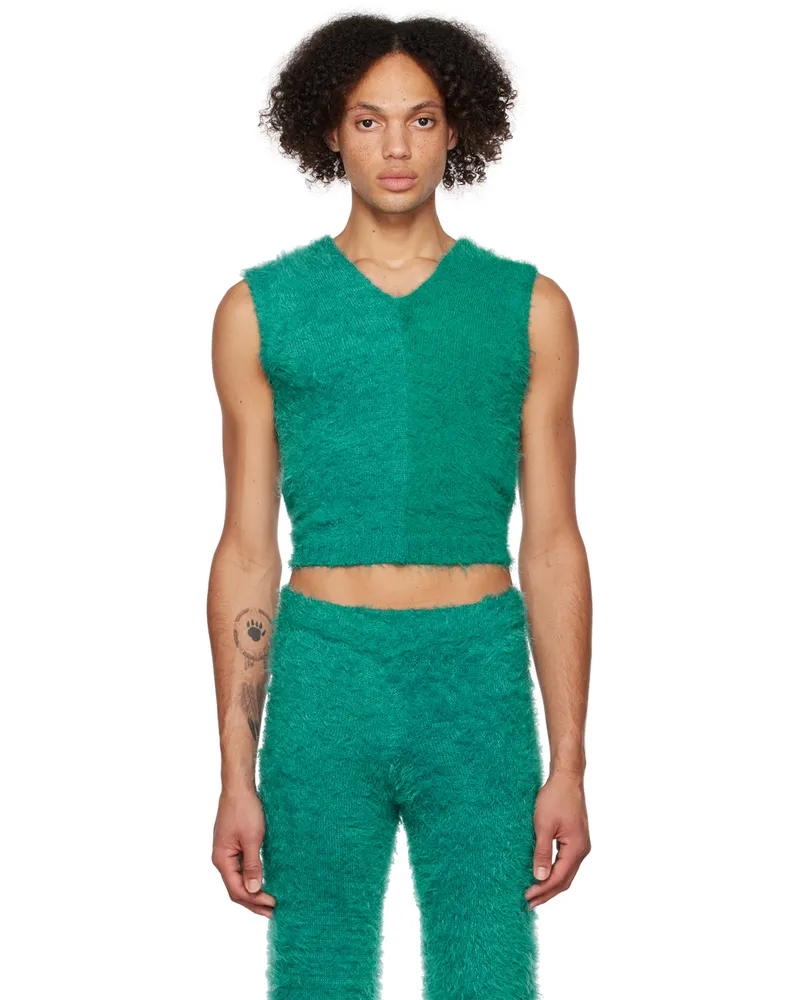 Chet Lo SSENSE Exclusive Green Mammoth Hoodie Dark