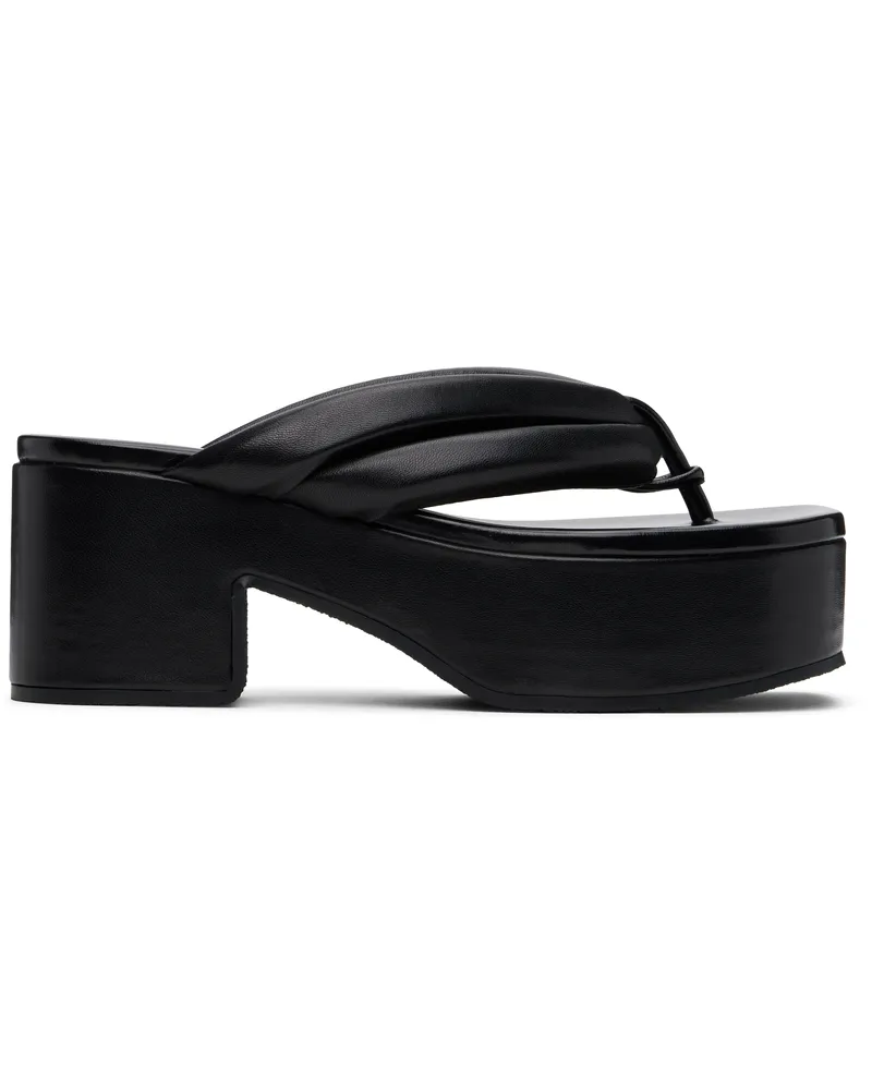 Dries van Noten Black Platform Sandals 900