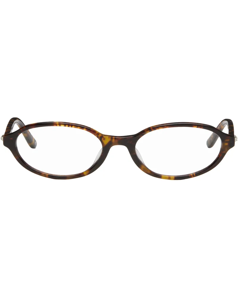 Bonnie Clyde Brown & Black Oval Baby Glasses Tortoise
