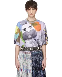 CHOPOVA LOWENA Multicolor Bunny Collage T-Shirt Multi