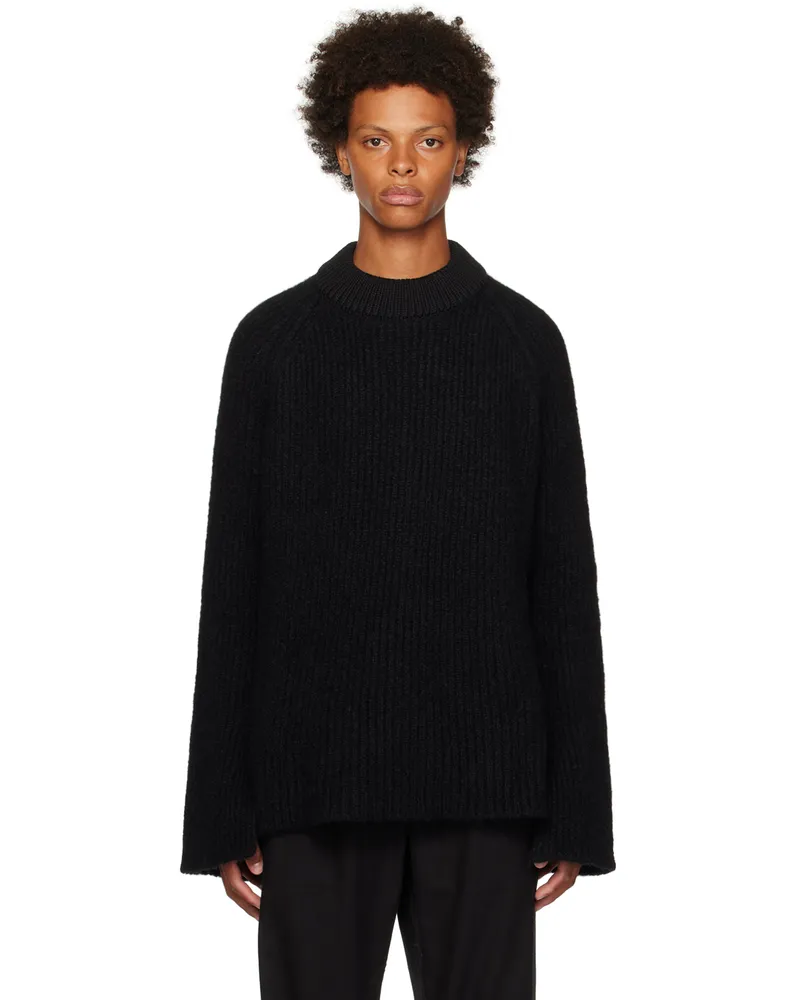 GAUCHERE Black Rib Sweater Black